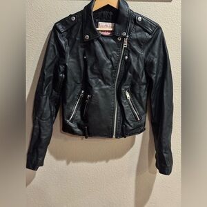 Levi's Sleek Black Leather Moto Jacket